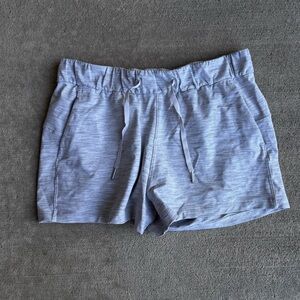 Lululemon surge shorts light gray nimbus color space pattern athletic shorts 8